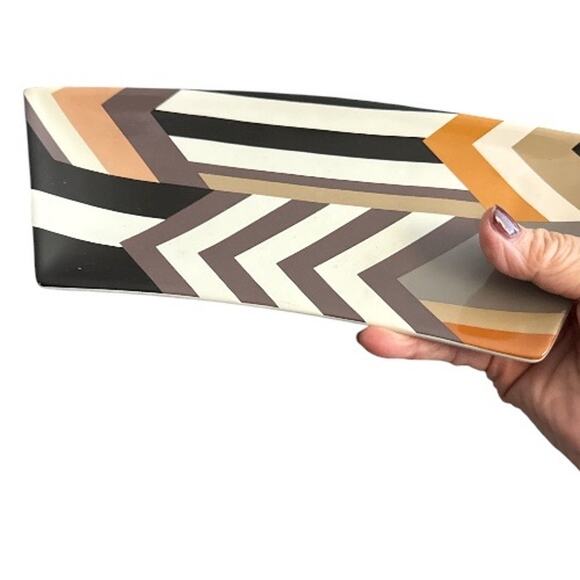 Missoni for Target Geometric Stoneware Curved Appetizer Plates - Picture 5 of 10